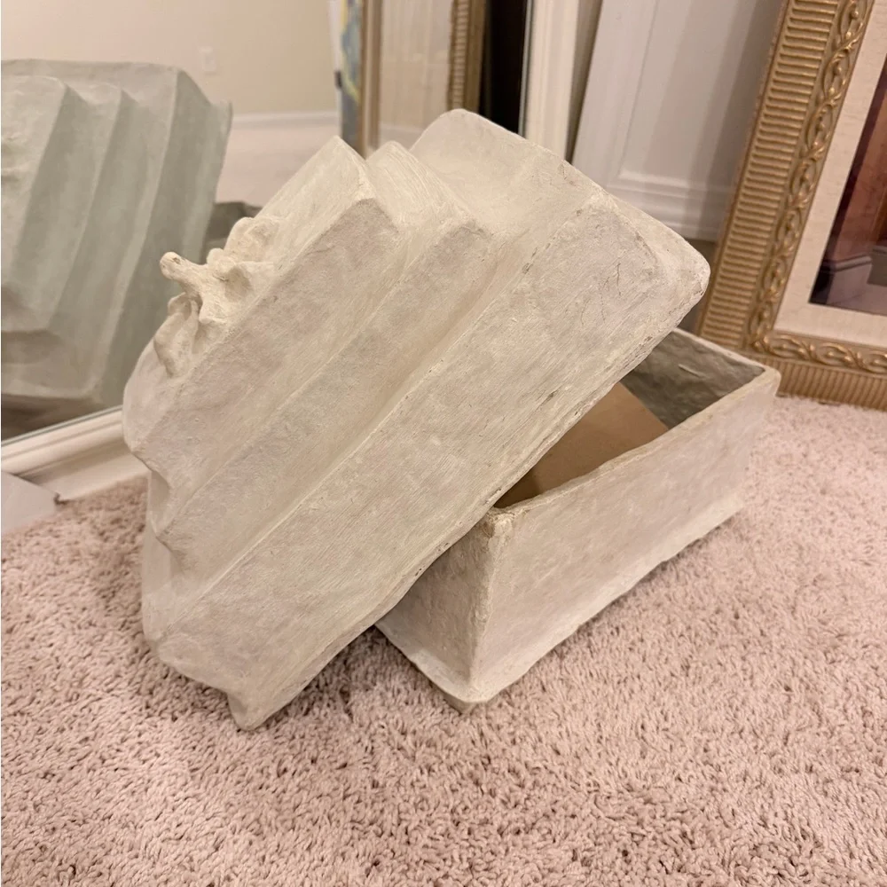 White Tiered Decorative Box